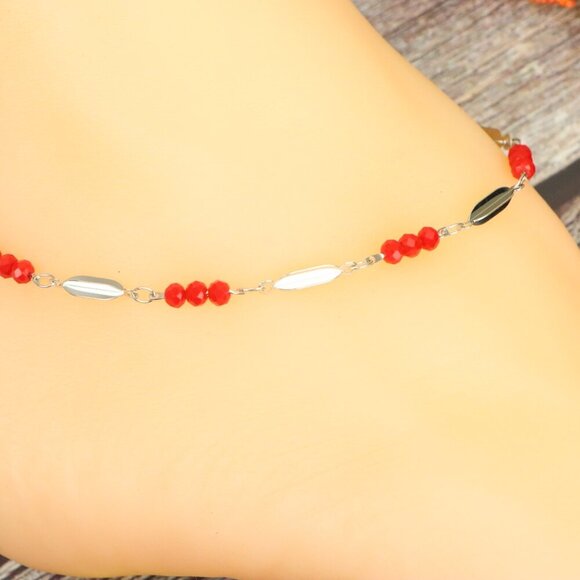 "Elegant Handmade Anklet – Delicate Jewelry for Women, MAR091124 - Picture 7 of 10